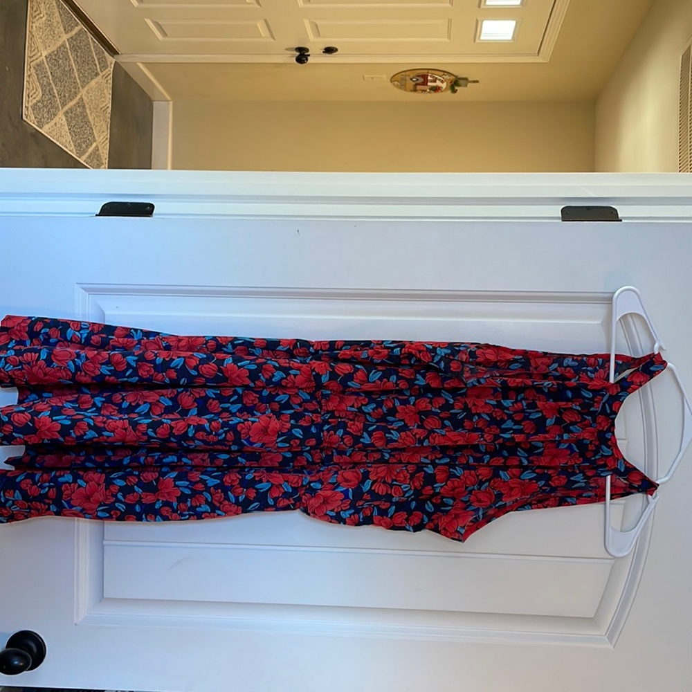 C+D+M brand halter top floral dress